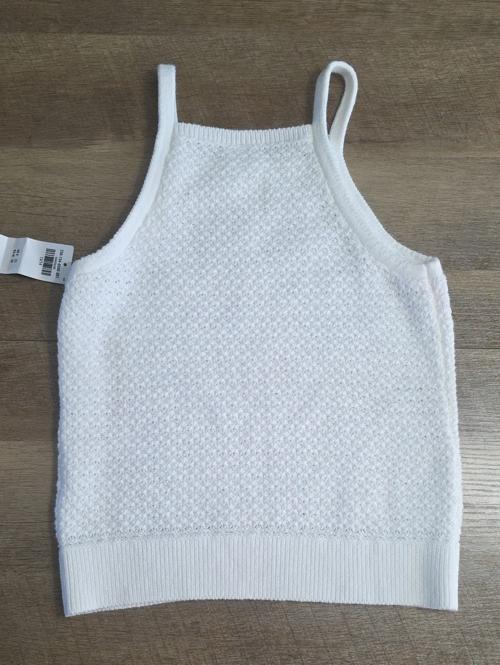 Abercrombie Kids- White Knit Tank Sweater. Size 13/14. NWT